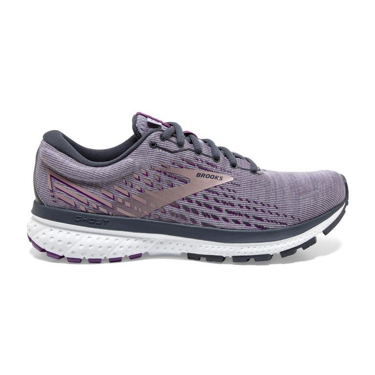 Brooks Ghost 13 Road Running Shoes - Women's - Lavender Purple/Ombre/Metallic (16732-GPBH)